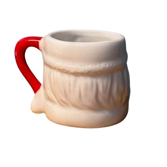 Vintage Santa Clause White Ceramic Minature Mug - Picture 2 of 4